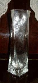 Multi-Angled Glass Vase - Height 7 inches