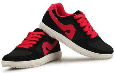 M0244 Black Trend Sneaker Skaters Man Kasut Shoes