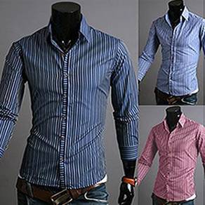 KEMEJA LIGHT BLUE FORMAL LENGAN PANJANG BIRU SHiRT