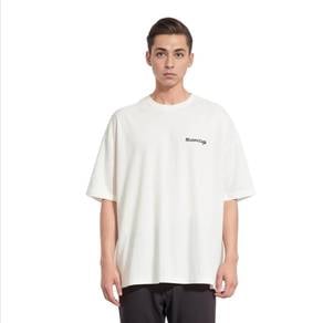 BALENCIAGA Oversized logo print short-sleeve tee