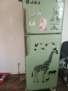fridge national 2 pintu sejuk beku elok percuma