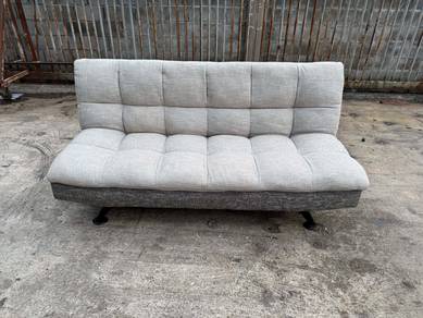 6ft Sofa Bed 3 Seater Highback Deep Bench Fabric