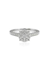 375 WHITE GOLD Ring (EC00176WGR)
