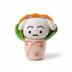 23cm Crayon Shin-chan Shiro Burrito Plush Toy