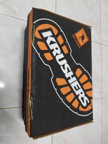 Krusher Safety Shoes Slip-on Black Orange