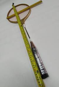 Wood Old badminton racket