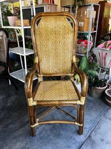 Vintage antique solid rattan/bamboo chair