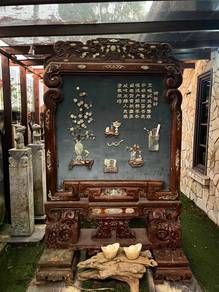 large Chinese antique zitan