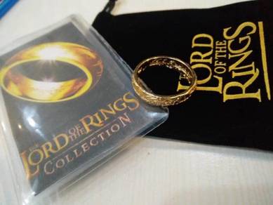 LOTR Gold Color Ring Collection Set