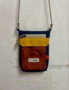 Demano Navy Orange - Sling Bag Phone Wallet