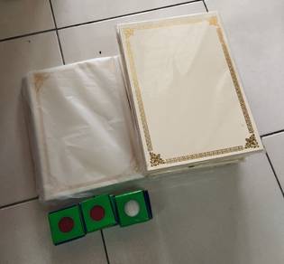 Kertas sijil A4 + seal 