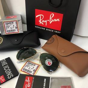 Original Rayban Aviator Ray Ban RB3025P 001/58