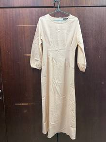 preloved LOVITO yellow dress muslimah