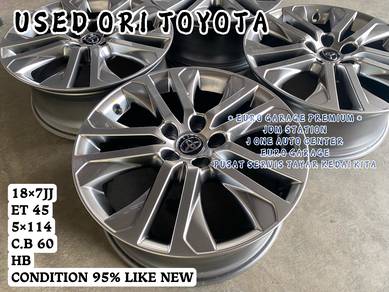 USED Ori TOYOTA 18inc INNOVA camry voxy vellfire