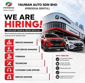 Perodua Service Centre Job wanted in SENTUL