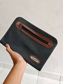 Vintage Leather Clutch Bag