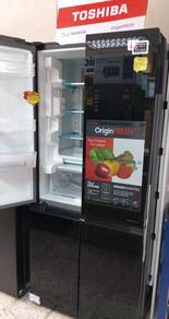 TOSHIBA GR-RF611W-PGY22 4-Door Refrigerator 5m1n2V