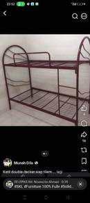 katil double decker siap tilam