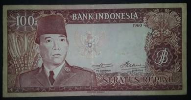 Indonesia Soekarno 100 Rupiah 1960 X series