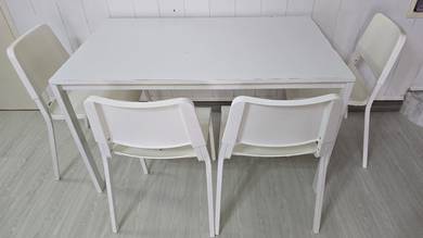 IKEA dining table set of 4 chairs