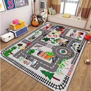 160x120cm crystal velvet carpet 3D/kids play mat 