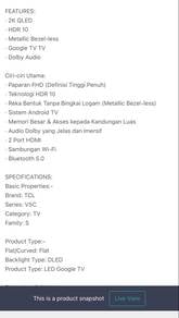 TCL 32 Inch QLED Google TV 2K FHD