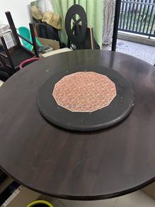 Round Dining Table with Rotating plate
