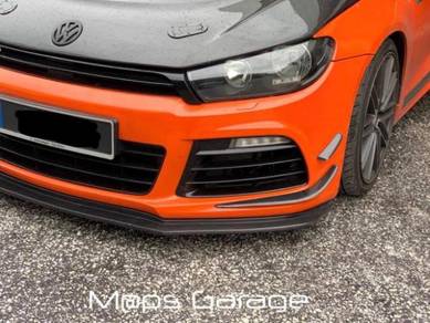 Vw volkswagen scirocco r bumper canard