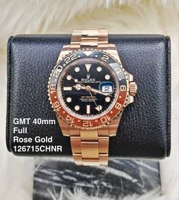 Rolex GMT 126715CHNR “Rootbeer” Full Rose Gold