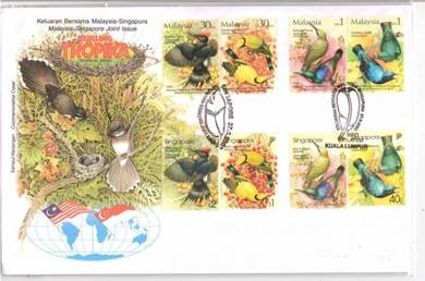 First Day Cover Tropical Birds SG Joint Issue 2002