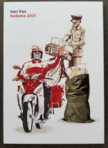Mint Post Card World Post Day Malaysia 2021