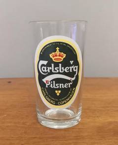 Carlsberg pilsner glass cup