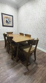 Dining table solid wood 6seater