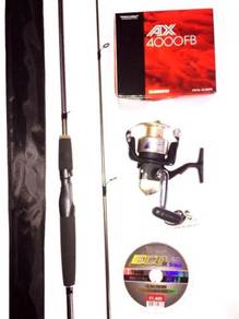 Shimano ax 4000 reel combo pioneer snapshot rod