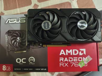 Asus Dual OC RX 7600 8GB DDR6