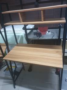 study table desk with bookshelf