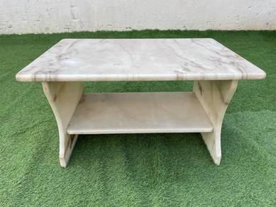 YE56T Meja Kopi Marmar 2.5 Ft Marble Coffee Table