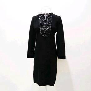 Valentino Garavani Knitted Black Dress