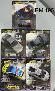 Hotwheels Premium Slide Street V2 2024 5pcs Set
