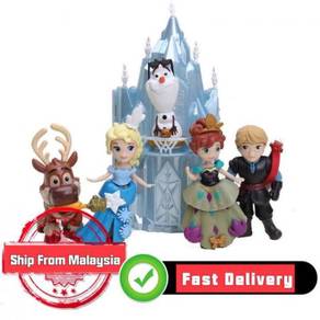 Frozen Anna Elsa Olaf Sven And Castle Ice Palace