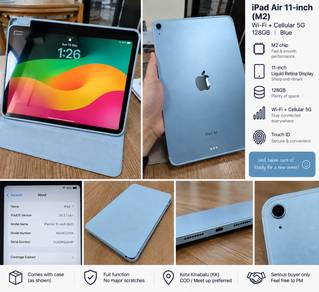 iPad Air 11-inch M2 128GB WiFi + Cellular 5G