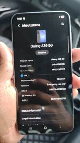 samsung A36 256gb 12 gb ram