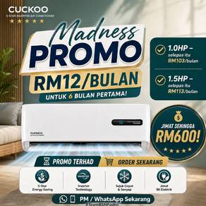 Promosi Aircond Bulanan Ansuran AC117