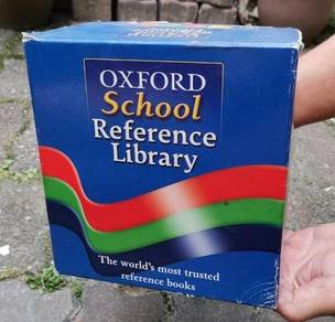 Oxford school reference library books set collecti