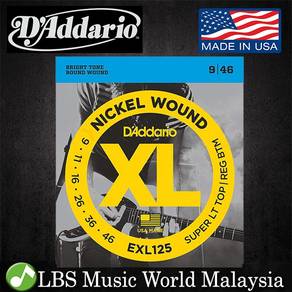 D'ADDARIO EXL125 Nickel Wound, Super Light Top