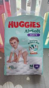 Huggies Airsoft pants pampers M-size 46/pack