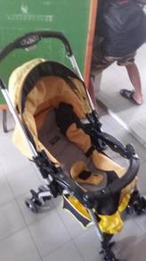 4 Wheels Baby Trolley Stroller TM889