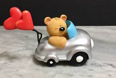 Teddy Bear in Car Toy by CARESS