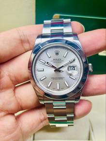 ROLEX Datejust 116300 Silver Dial 41mm Fullset