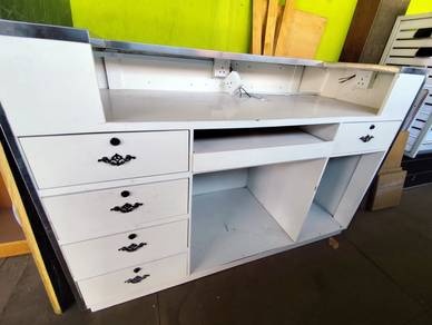 Meja Front Desk ( Depan Meja Stainless Steel